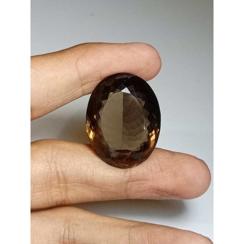 Batu Permata Natural Smoky Quartz