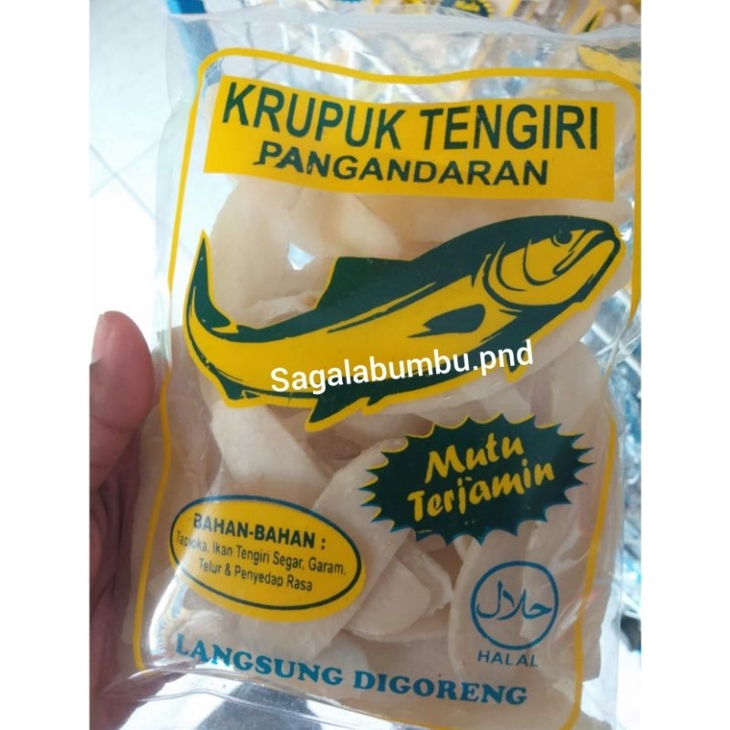 

kerupuk ikan tenggiri oleh oleh pangandaran, kerupuk ikan tenggiri khas pangandaran enak gurih