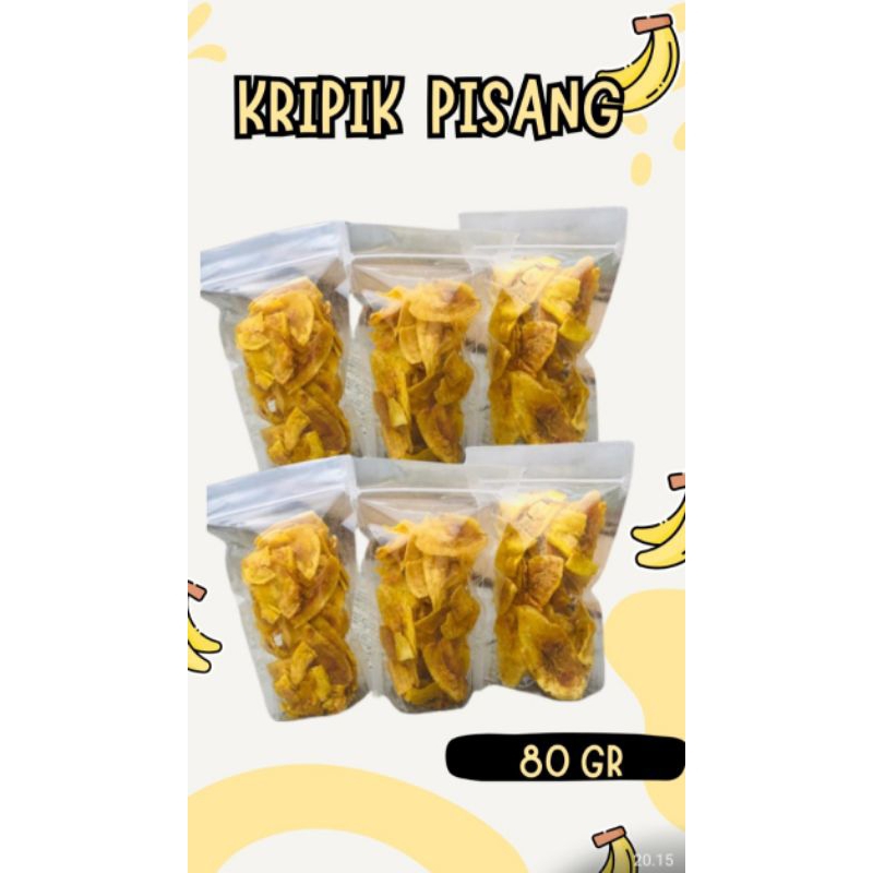 

keripik pisang gurih 80 gram