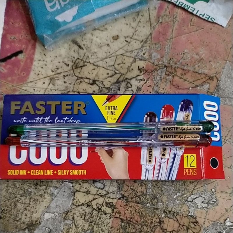 

BOLPOINT FASTER ISI 12PCS WARNA HITAM, PER PACK