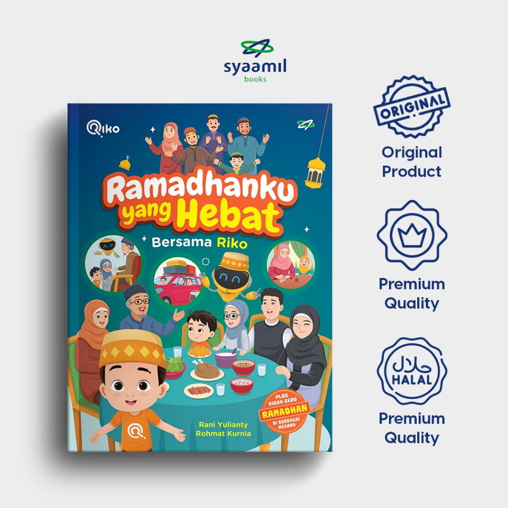 Syaamil Books - Ramadhanku yang Hebat Bersama Riko - Buku Amalan dan Panduan Ramadhan Anak - Riko Th