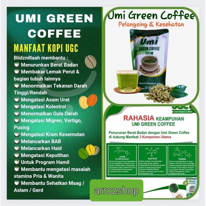 

Umi green Coffee Original