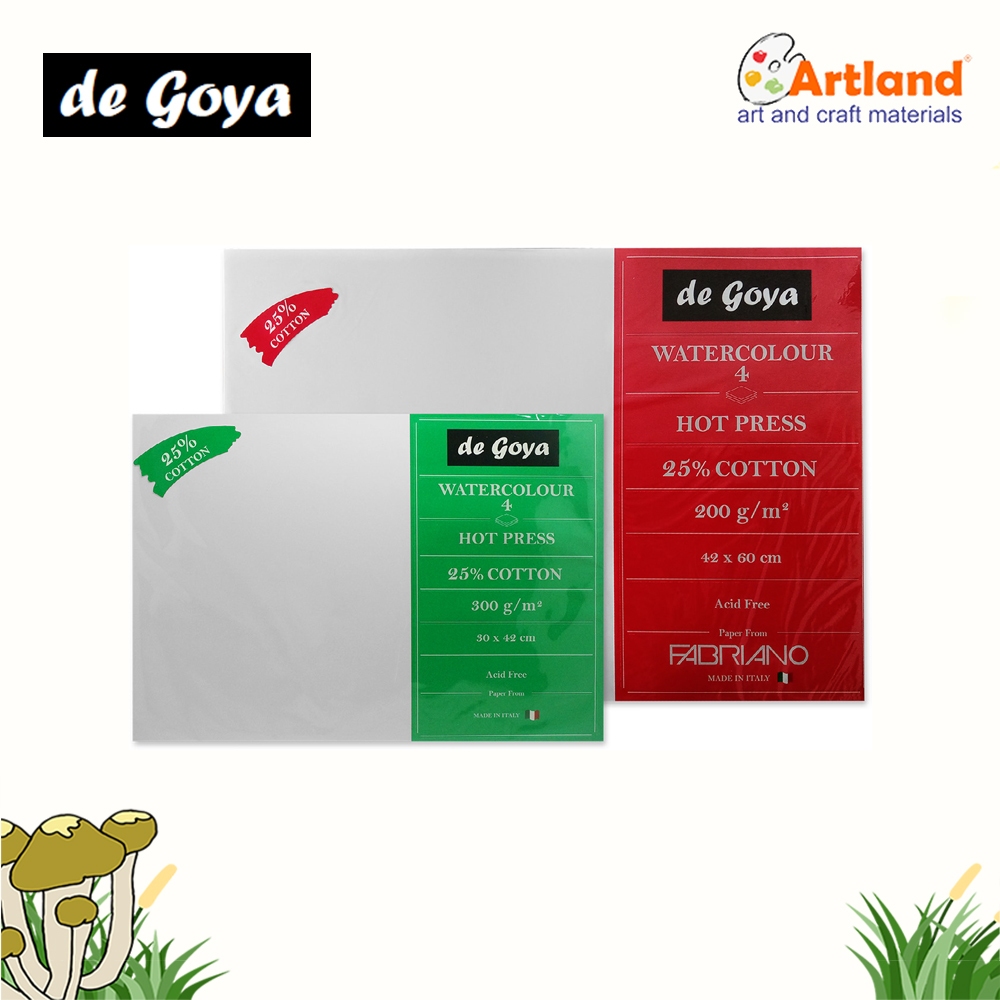 

DeGoya Watercolour 4 Sheets 25%Cotton - Hot Press