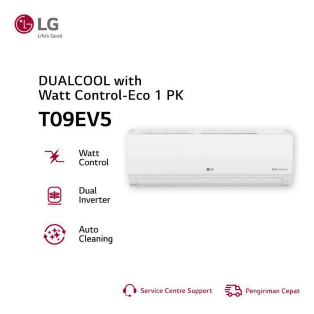 LG AC Dual Cool With Watt Control - Eco [1PK] T9EV5