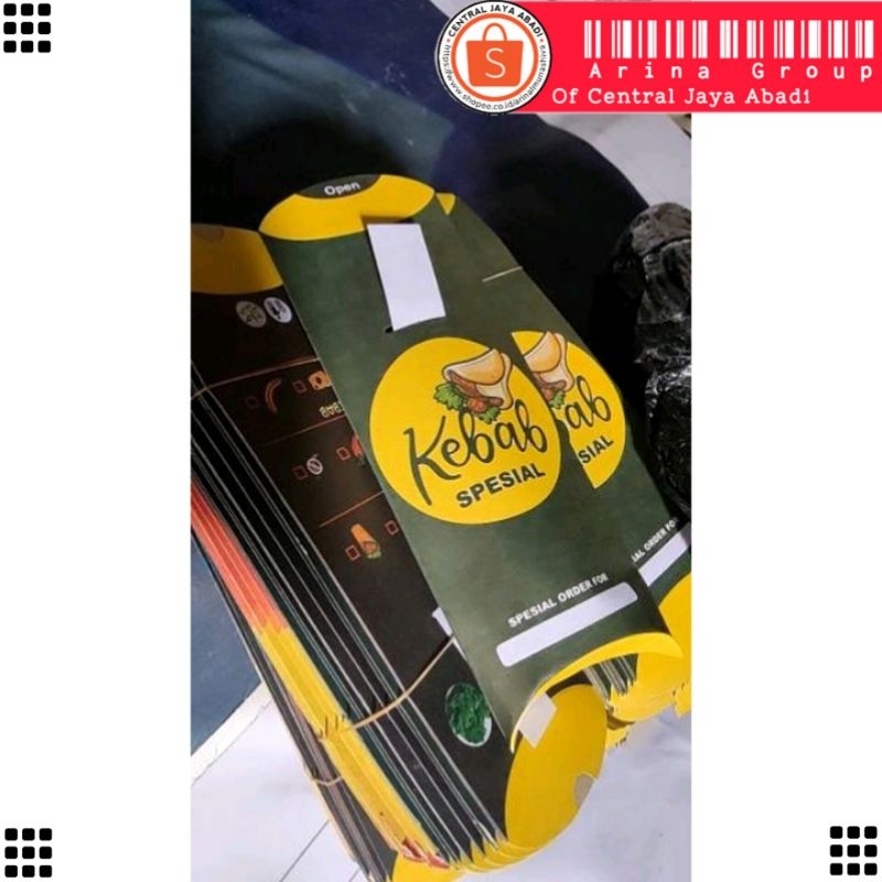 

150 LEMBAR KERTAS KEBAB TARIKAN BAHAN IVORI PUTIH UKURAN 24 × 9,2 CM HIGH QUALITY TEBAL PRODUK TERBARU | KOTAK KEBAB IVORI PUTIH KEKINIAN | DUS KEBAB VIRAL TIKTOK | KEMASAN KEBAB | BOX KEBAB 150 PCS MURAH | TOKO KEBAB OFFICIAL | SHIVACORP 7333