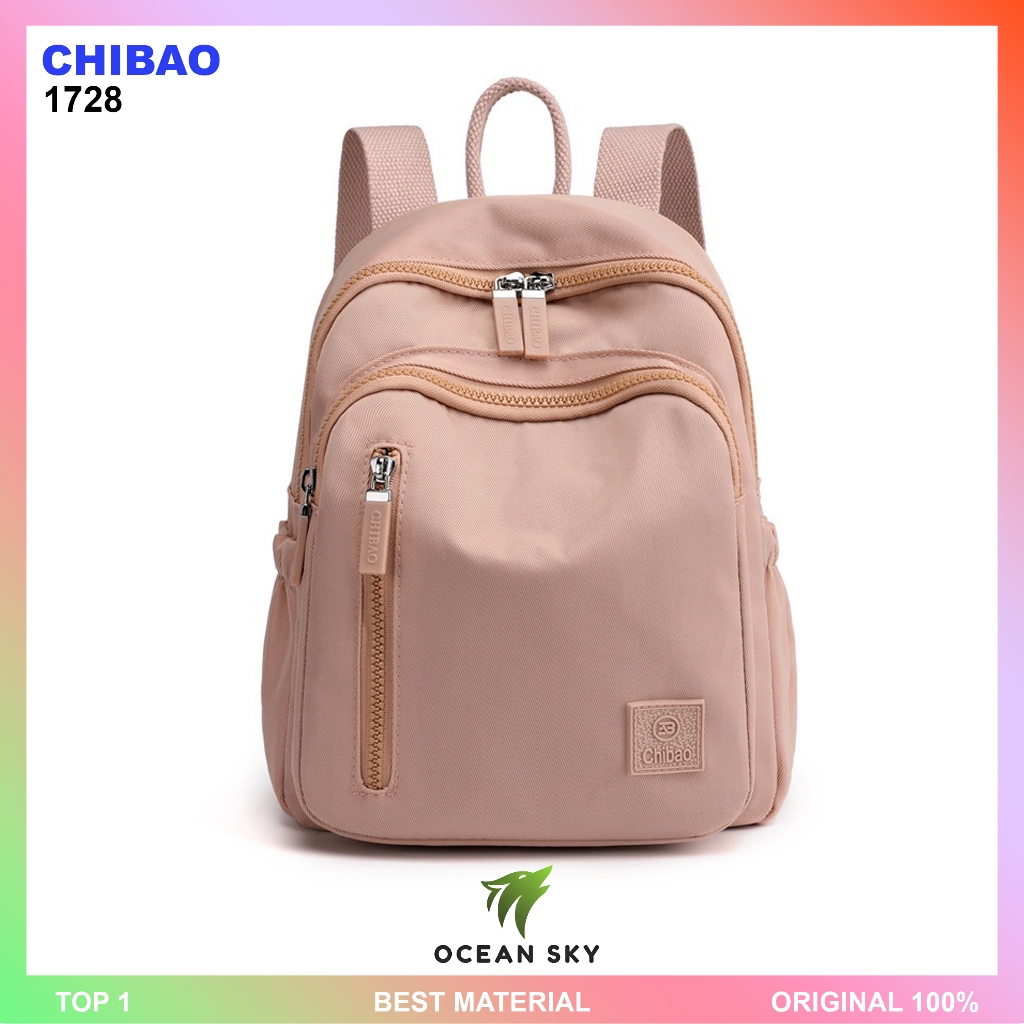 CHIBAO Tas ransel wanita CHIBAO 1728 Original Import Waterproof women backpack tas sekolah tas tab