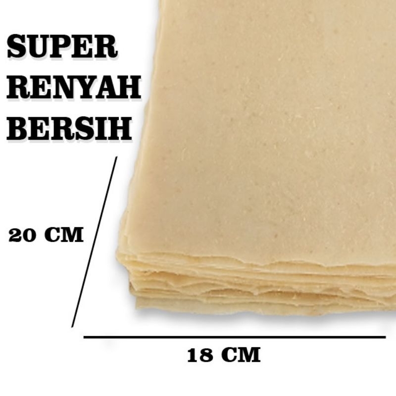 

Opak singkong super tipis gurih renyah enak 250g