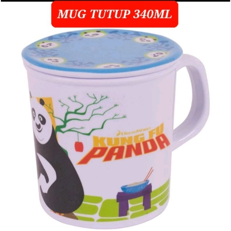 gelas anak kungfu panda mug cangkir panda