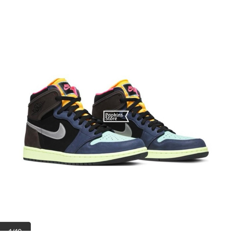 sepatu nike air jordan 1 retro high tokyo bio hack original bnib - 39