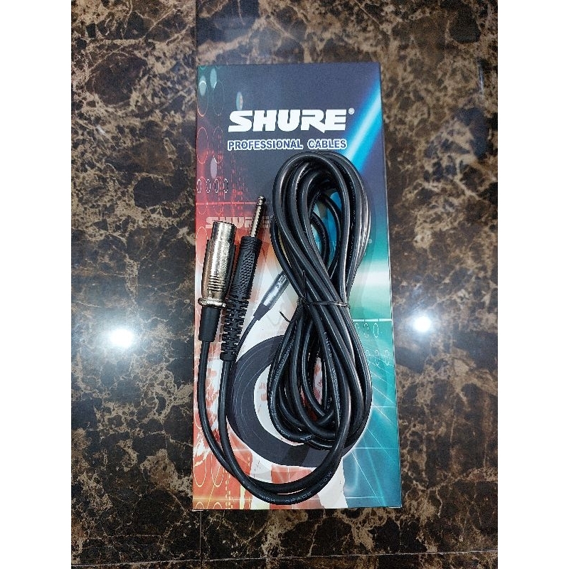 Kabel Mic Shure Panjang 5 Meter