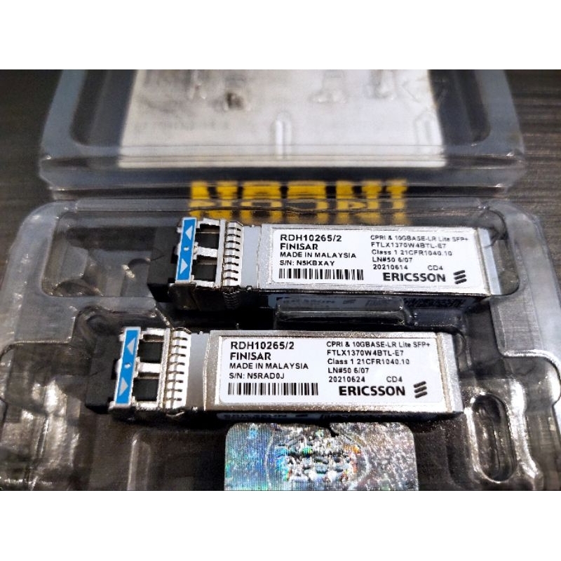 Sfp+ Finisar 10G-1310nm-10km SM LR Lite Singlemode FTLX1370W4BTL Compatible For Mikrotik & Nexus.