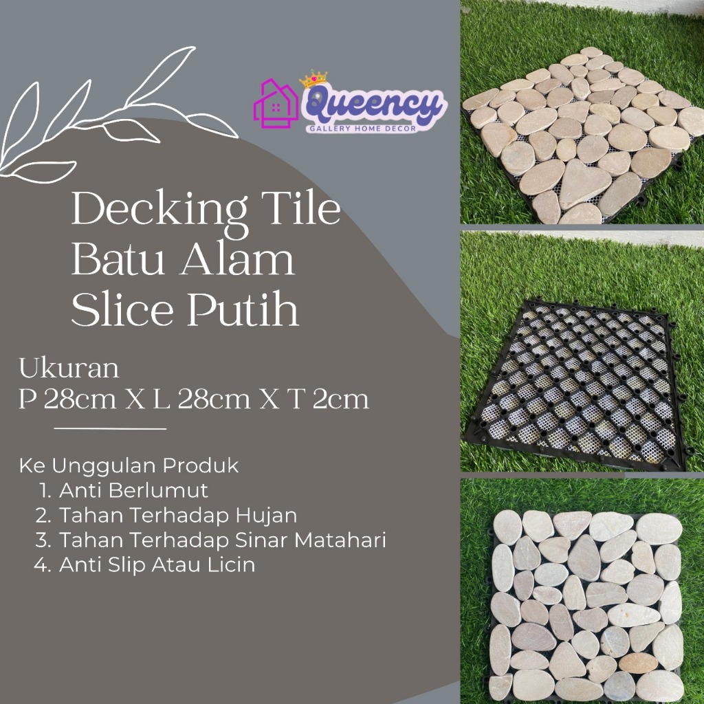 Decking Tile Batu Alam - Batu Alam - Batu Alam slice -  lantai Batu Alam - Batu alam Bongkar pasang