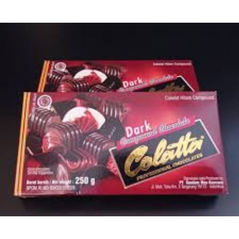 

Coklat colata dark 250g pcs