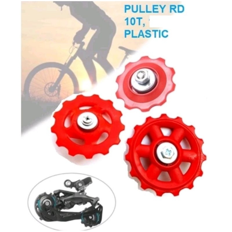 Pulley RD Gigi Roda Rear Derailleur 10T Plastik