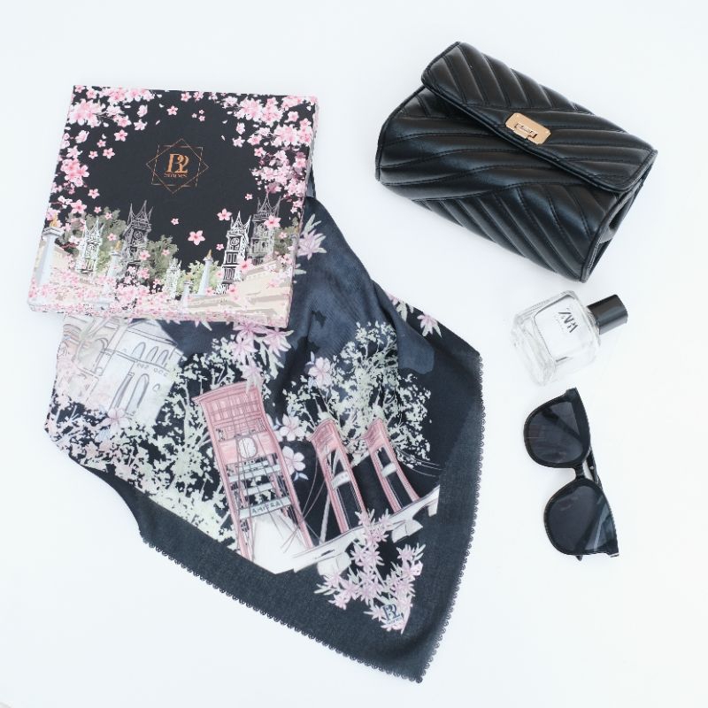 Scarf Motif Palembang, Hijab motif Indonesia