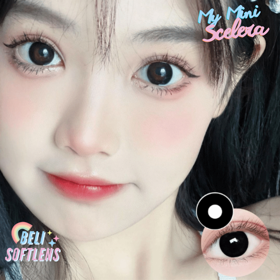 BELISOFTLENS My Mini Sclera Black Natural Lens / Softlen My Mini Sclera by Pinkin Softlens