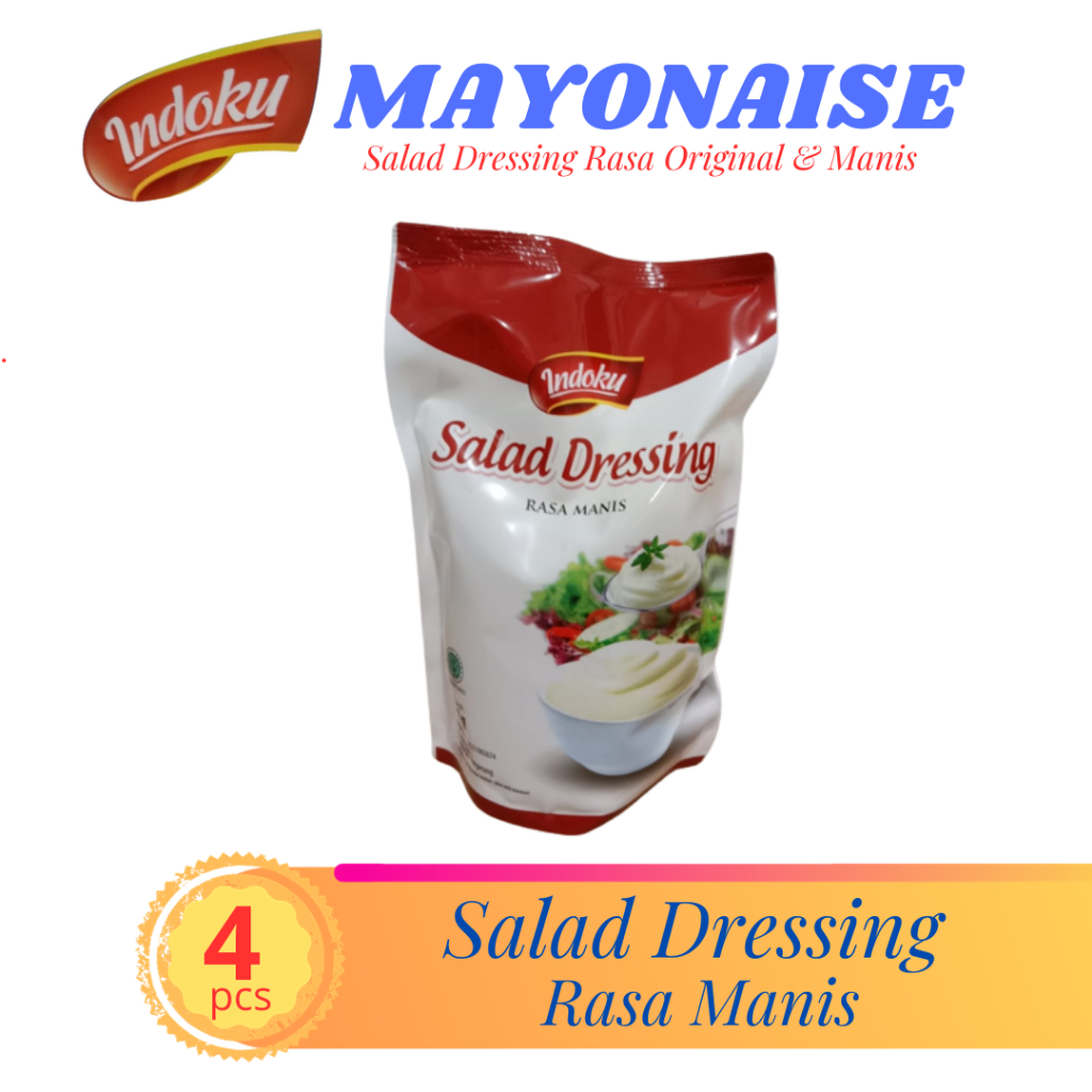 

Mayonaise Indoku Manis ( 4pcs X 500gram ) - mayonaise - dressing salad