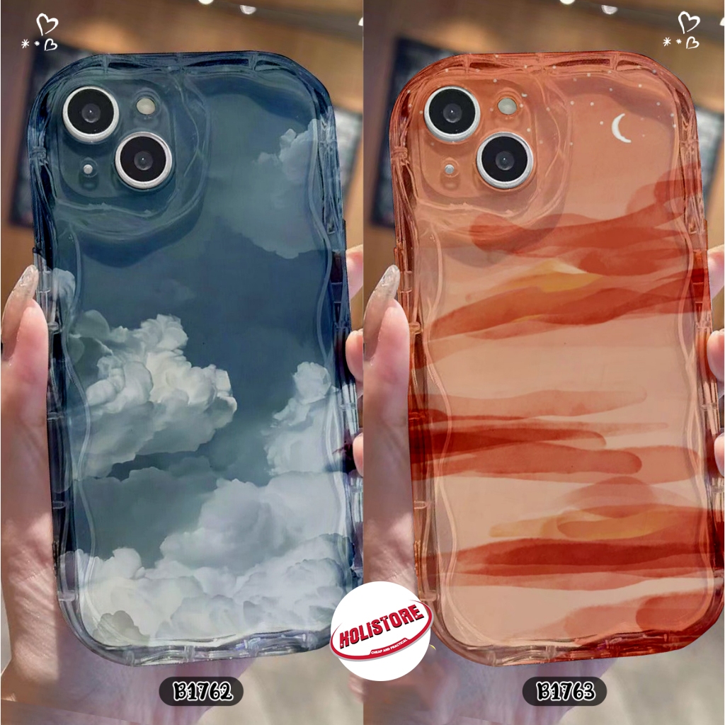 B1762 CASE SOFTCASE SILIKON CASING MELTING CLEAR SHOCKPROOF FOR OPPO A1 A98 A1K A3S A5S A11K A12 A7 