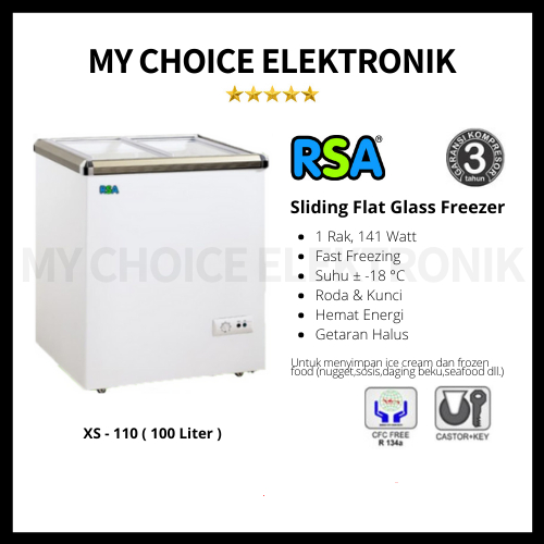 RSA Sliding Freezer XS-110