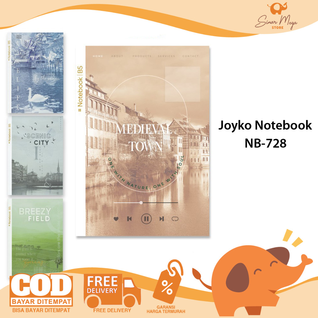 

Joyko Notebook NB-728 Ruled B5 / Buku Tulis Catatan Bergaris Ukuran B5