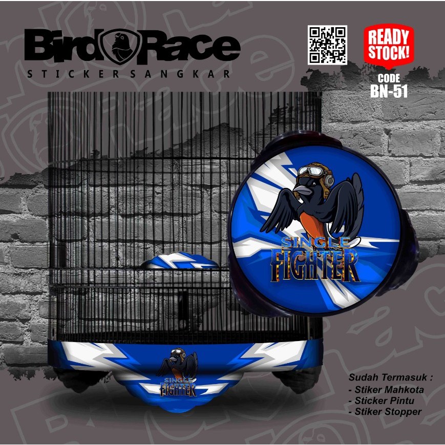 STIKER TEBOK MURAI BATU STICKER SANGKAR MURAI  BATU(4)