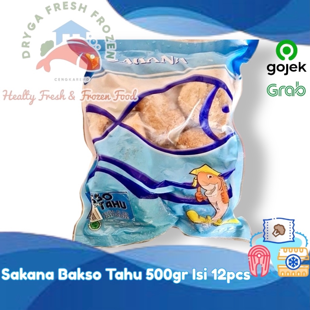 

Sakana Bakso Ikan Tahu 500gr Isi 12pcs