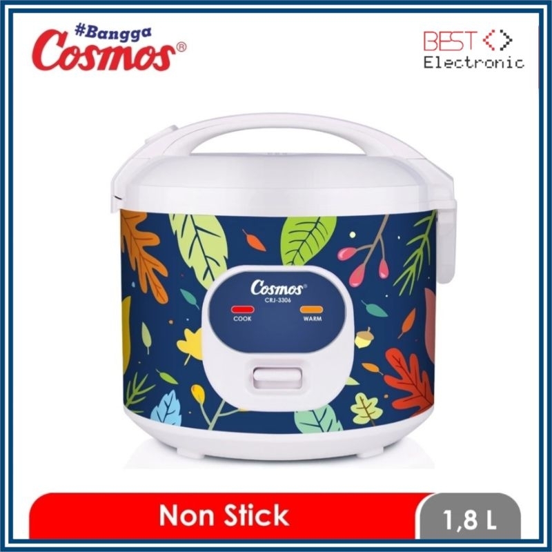 Rice Cooker Cosmos CRJ 3306 CRJ-3306 CRJ3306 Magic Com 3306 1.8 Liter