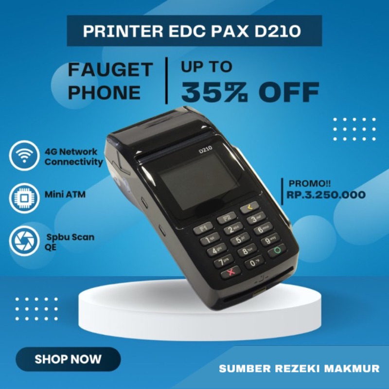 ANDROIT EDC PAX D210 MOBILE