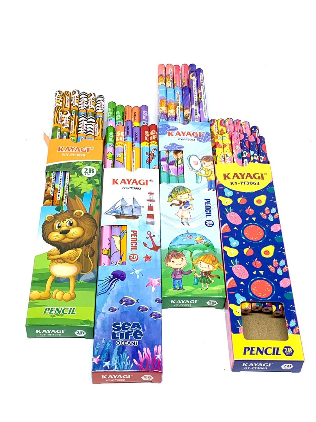 

Pensil 2B/Pensil Ujian Komputer Kayagi Polos Karakter Fancy (Lusin)
