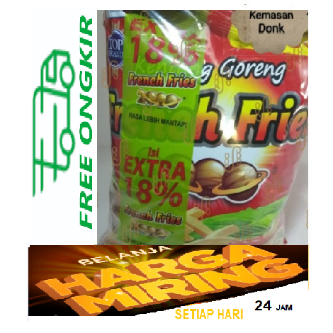 

French Fries @2000 / Kentang Saos