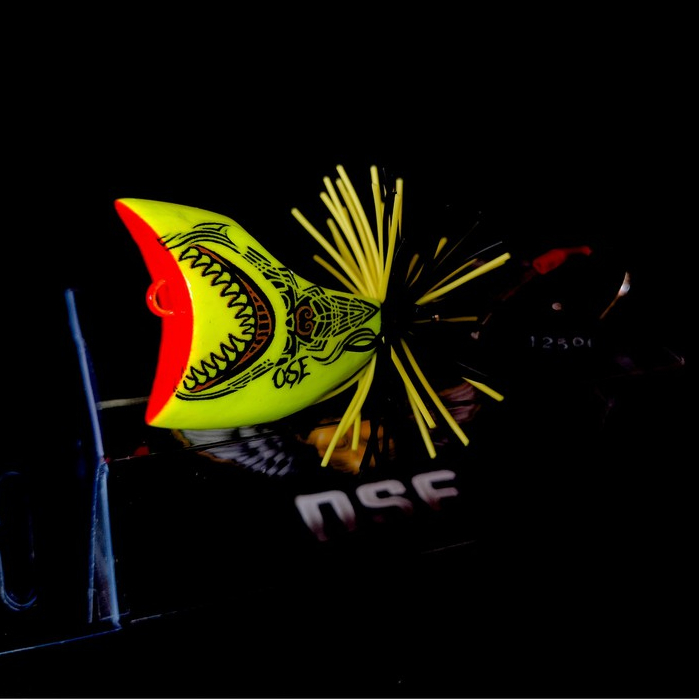 Jaws Frog Mini 3cm Ose Nusantara Barong Snakehead Lure Umpan Casting Gabus Toman Handmade Boytep