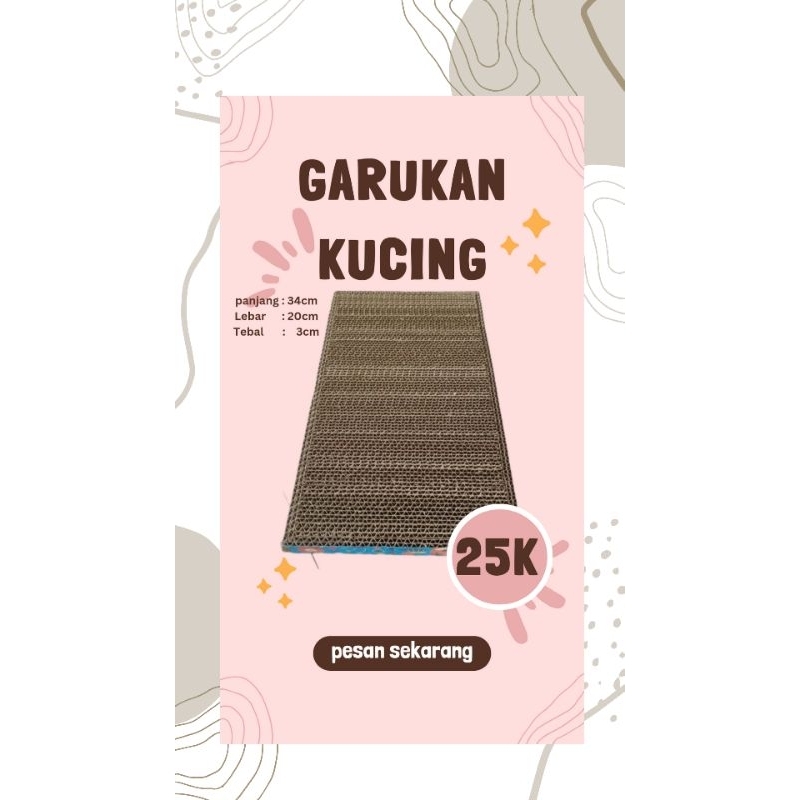 Garukan kucing,mainan garukan kucing