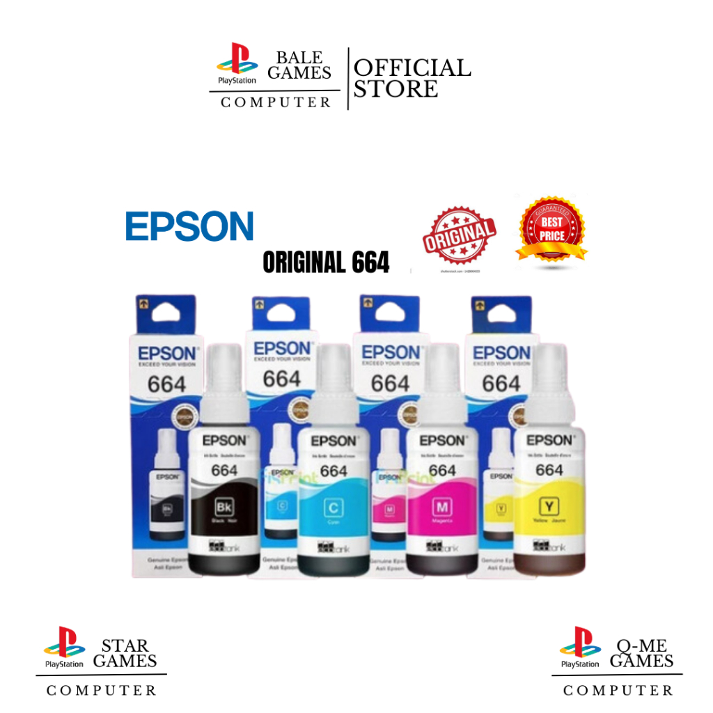 EPSON TINTA ORIGINAL 664/EPSON ORI/TINTA PRINTER