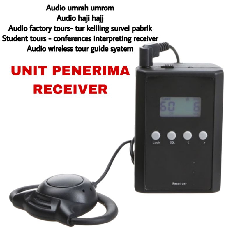 [TERMURAH] Sewa Wireless Tour Guide Interpreter System Audio Haji Umroh