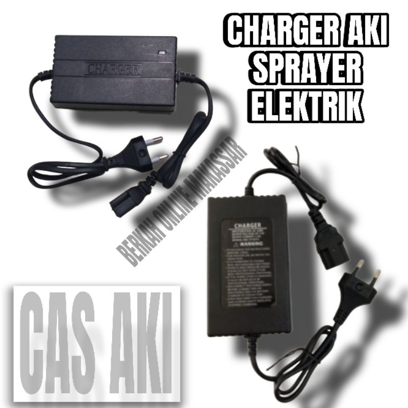 Charger Aki Sprayer Elektrik / Knapsak 12V - Cas Aki Elektrik