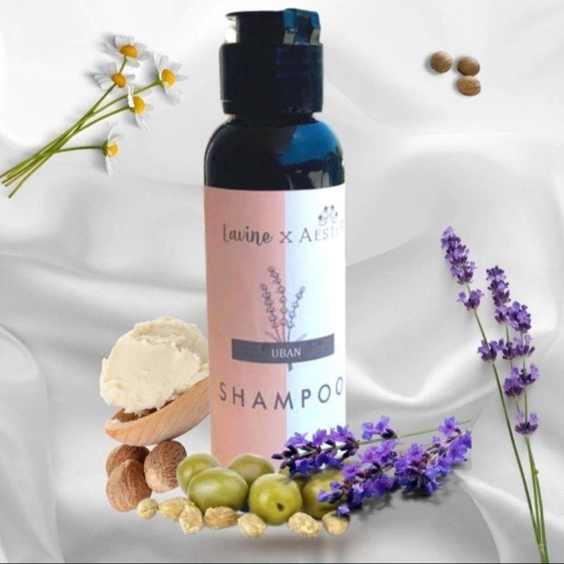 LAVINE SHAMPOO UBAN- Shampo Herbal Ampuh Penghitam Rambut
