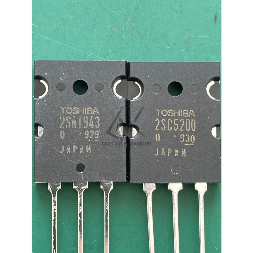 TRANSISTOR TOSHIBA A1943 C5200 GRADE A LOT 929 930 SUPER 2SA1943 2SC5200