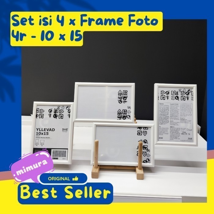 Frame Foto 4r isi 4 Bingkai Kolase Foto 10x15