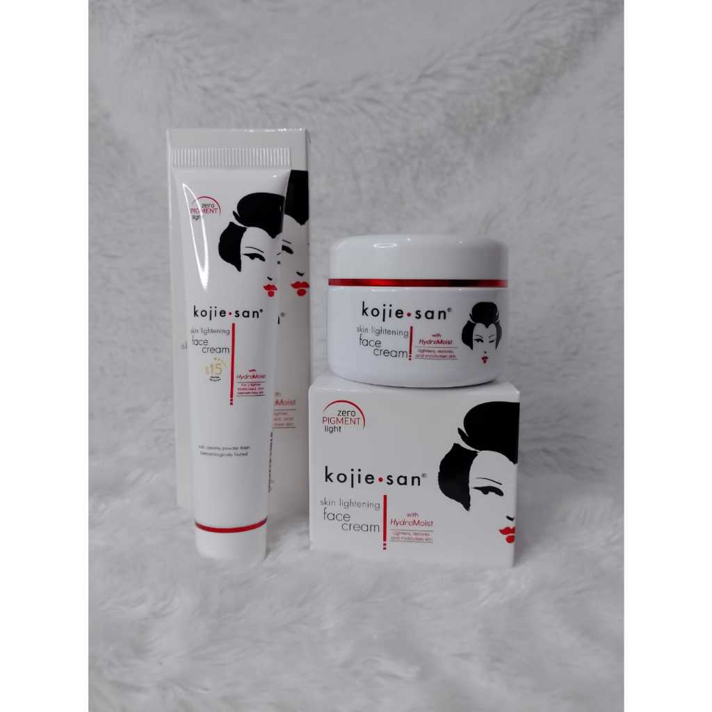 Paket Cream Siang Malam Kojiesan /  Kojie San Face Cream Day SPF-15 22grm / Kojie San Lightening Fac
