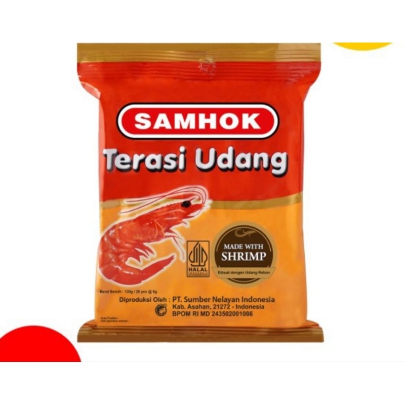 

terasi udang asli samhok renceng sachet