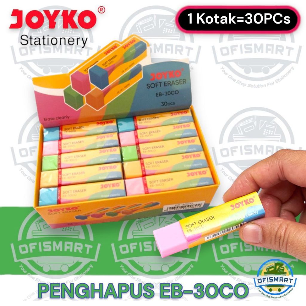 

Joyko Penghapus Eraser EB-30CO | @1Ktk=30PCs