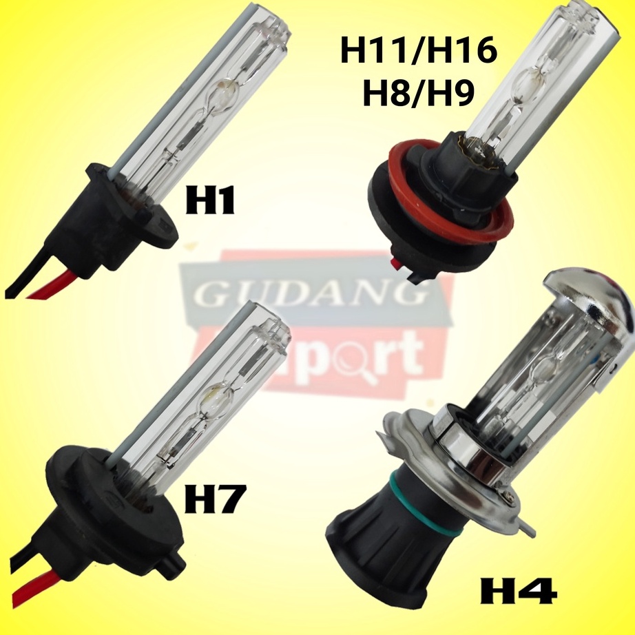 Segera Dapatkan BOHLAM LAMPU HID MOBIL H4 H1 H11 H7 H16 HB3 HB4 35 WATT 55 WATT 6000K PUTIH 35W 55W.