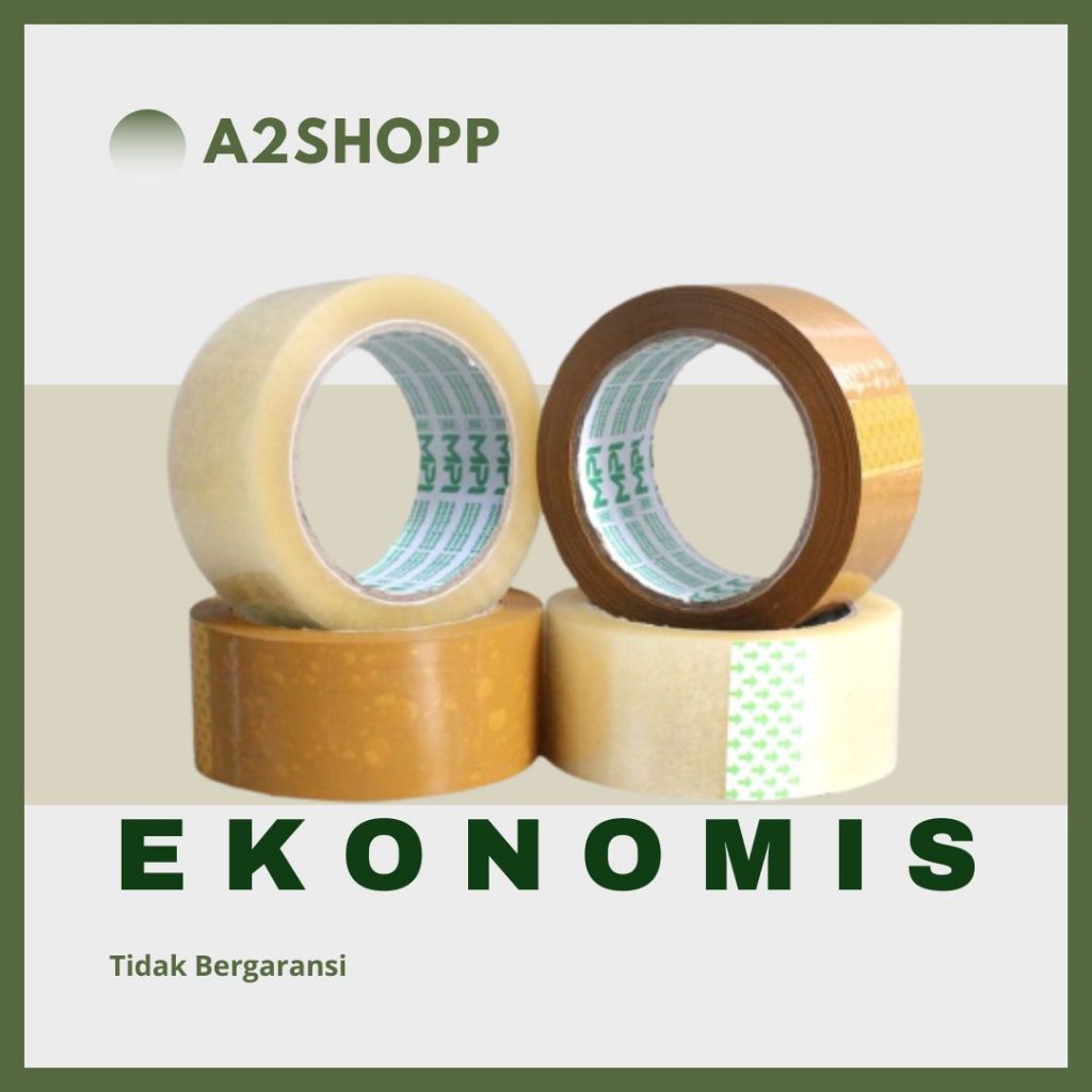 

Lakban Bening / Lakban Cokelat Ekonomis MPI 45 mm x 100 yard