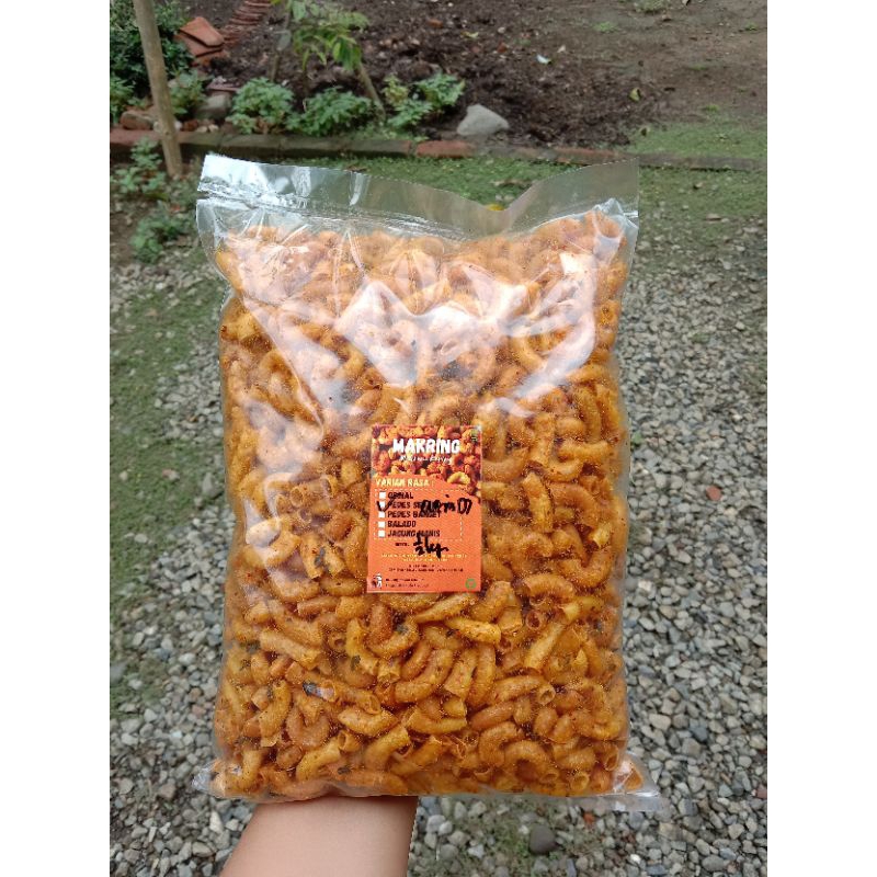 

Makring | Makroni Kering | 500 Gram | Gurih Renyah Request Rasa Sesuai Selera
