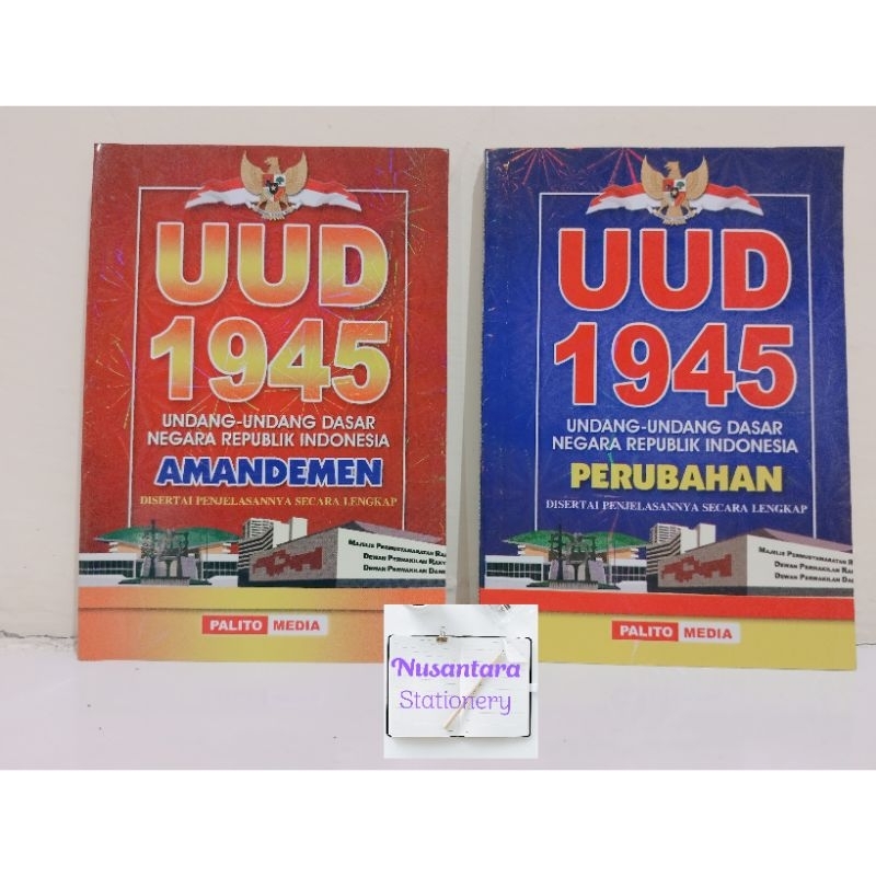UUD 1945 Amandemen | UUD 1945 Perubahan (Kecil)