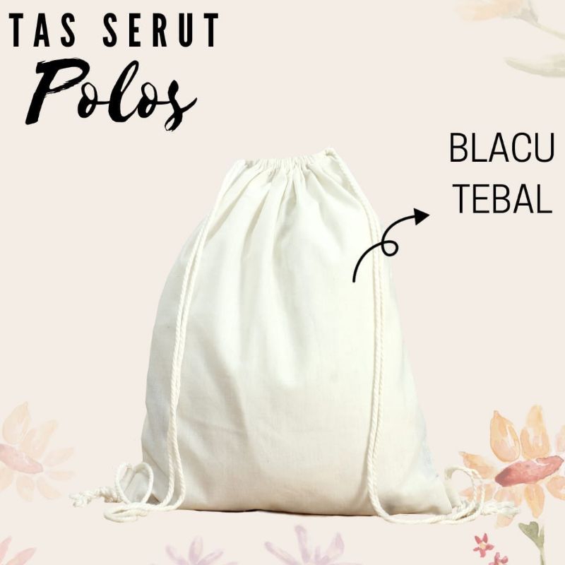 Souvenir Tas Serut Blacu Tebal Tas Serut Blacu Custom Souvenir Sekolah