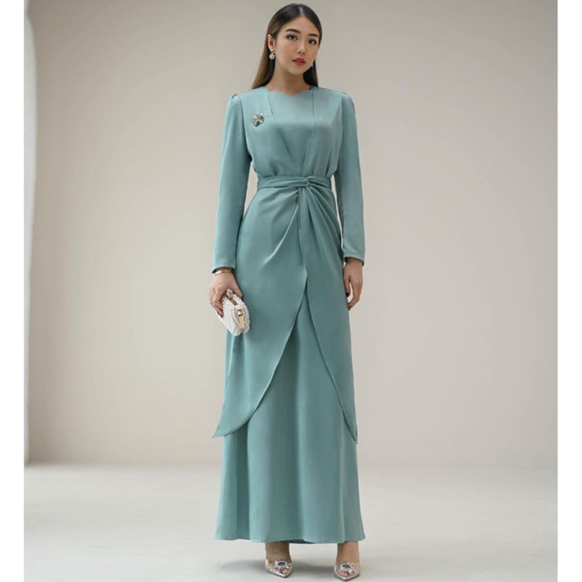 BALQIS PREMIUM SILK LONGDRESS HIJAB FRIENDLY PART I - BAJU MUSLIM - GAMIS WANITA ELEGANT - DRESS KONDANGAN FORMAL KOREA - DRESS PESTA - MAXI DRESS - BRIDESMAID DRESS - HADIAH / KADO ULTAH CEWEK