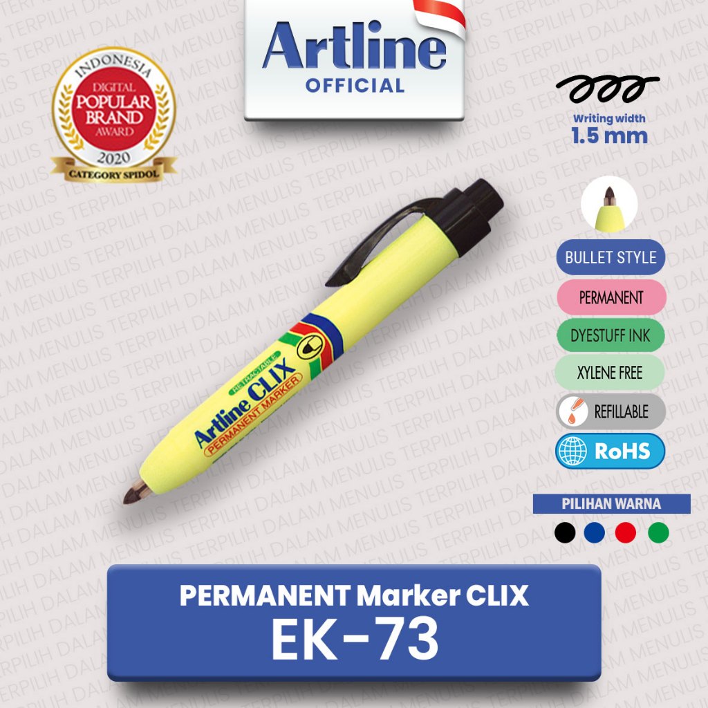 

ARTLINE Spidol Permanent Marker CLIX EK-73