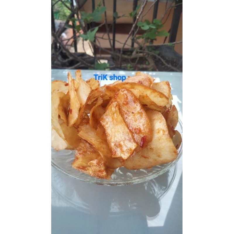 

Kripik singkong balado / Kripik singkong pedas 100g homemade