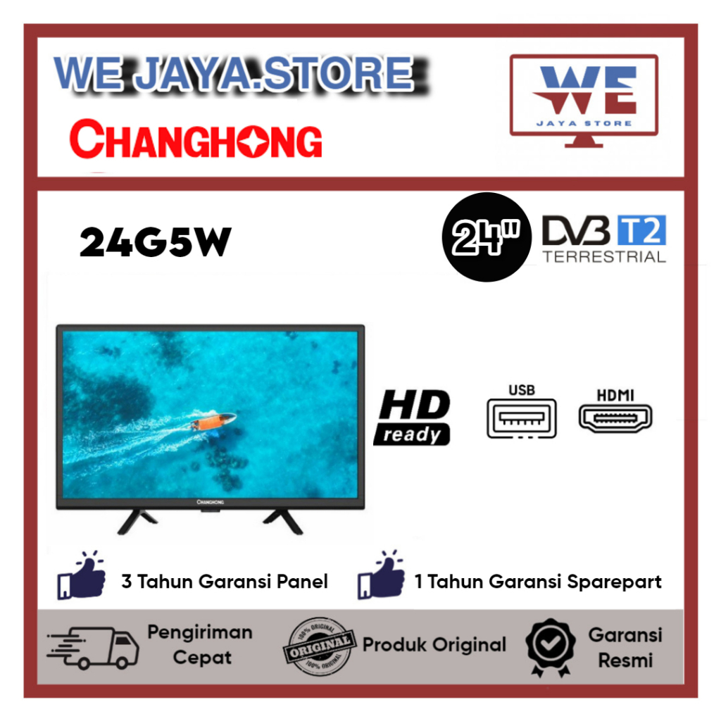TV LED Changhong 24G5W LED Changhong 24 Inch Digital TV
